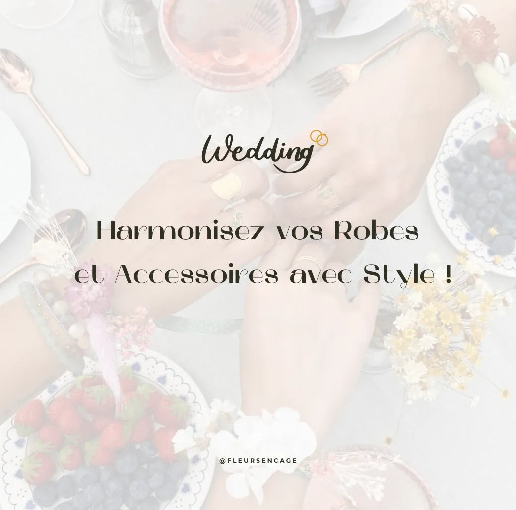 Des conseils pour des Demoiselles d'Honneur et Invités éblouissants : Harmonisez vos robes et accessoires avec style !, Fleurs en Cage