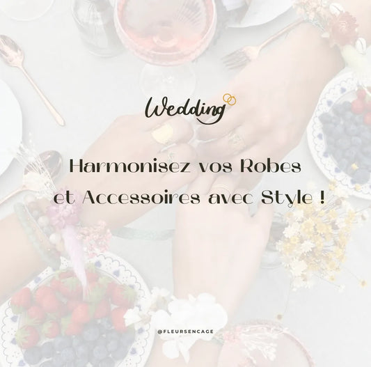 Des conseils pour des Demoiselles d'Honneur et Invités éblouissants : Harmonisez vos robes et accessoires avec style !, Fleurs en Cage
