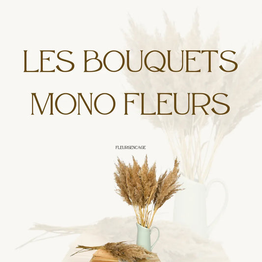 Qu'est-ce que la tendance des bouquets mono fleurs ?, Fleurs en Cage