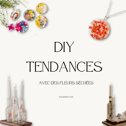 Les DIY tendances avec des fleurs séchées, Fleurs en Cage