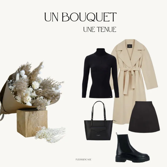 Un bouquet, une tenue, Fleurs en Cage